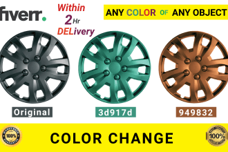 change color of any product images and fast delivery