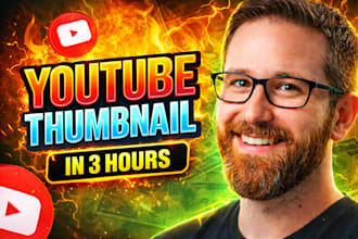 design custom youtube video thumbnail