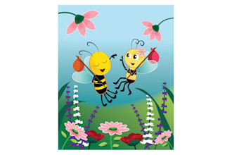 create a digital illustration for your childrens ebook