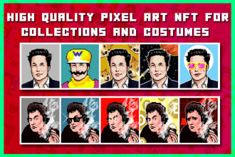 create the best selling high quality pixel art nft for you