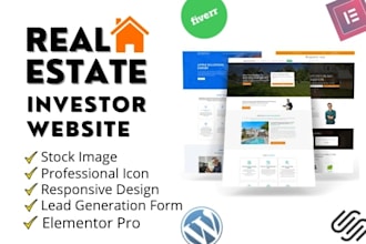 create real estate investor website