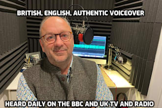 record your phone system messages with my authentic british voice