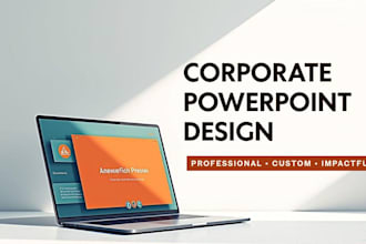 design a professional corporate powerpoint presentation