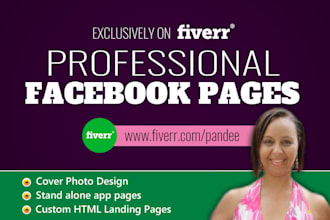 design a custom facebook page for you