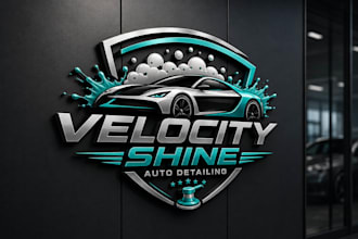 design automotive and detailing business logo