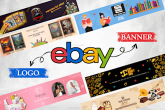 design an attractive ebay banner and ebay logo