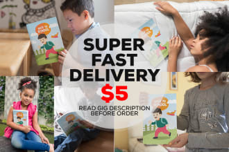 do children book mockup mock ups