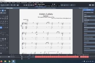 arrange fingerstyle or classical guitar pro for any song