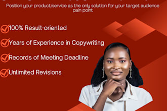 write catchy sales copywriting for your sales letter
