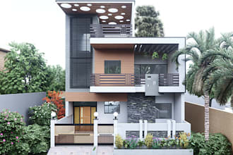 create realistic 3d modeling  rendering