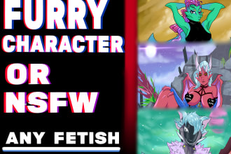 draw an incredible furry illustration for you