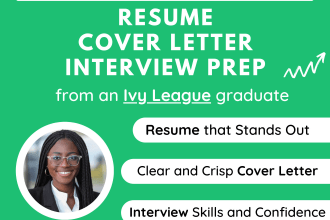 take your resume, cover letter, and interview to the next level