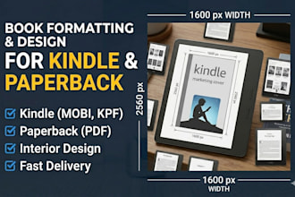 book formatting and design for kindle