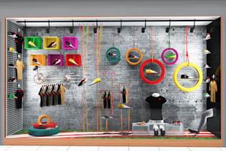 do window display, retail exterior and interior design