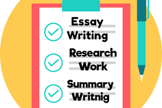 write researched essays, reports and summaries for you