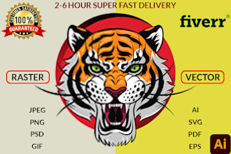 vectorise,vector tracing,redraw your logo or icon very quickly