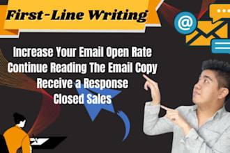 create a personalized first line for cold email campaigns