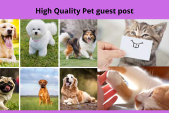 do pet guest post on high quality da pa pet blog
