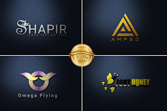 do versatile and flat minimalist business logo creation