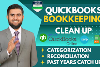 do clean up and bookkeeping in quickbooks online
