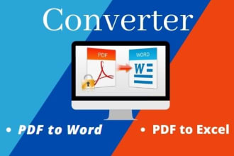 do data convert pdf to word pdf to excel