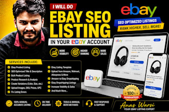 do ebay seo listing in your ebay account