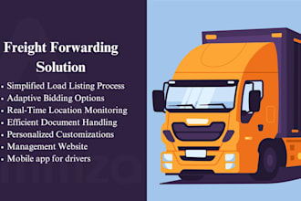 develop freight forwarding, truck dipatching software solution for you