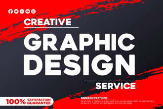 design flyer, poster, banner, or any other graphics