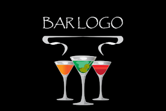 make an amazing  luxury bar logo design in 24 hours
