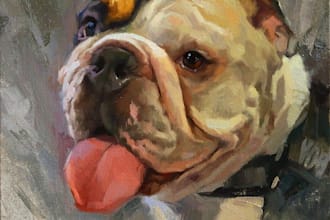 paint  pet portraits illustration