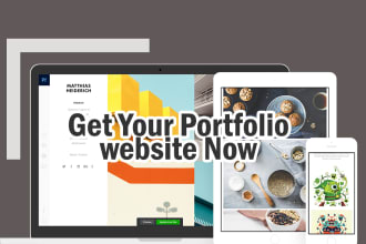 build professional personal portfolio and business website