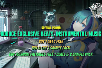 produce exclusive beats, instrumental music