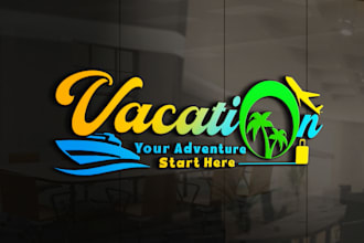 design  professional  travel agency logo for your business