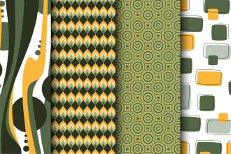 create unique abstract and geometric patterns