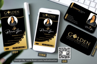design clickable digital business card virtual business card or physical card