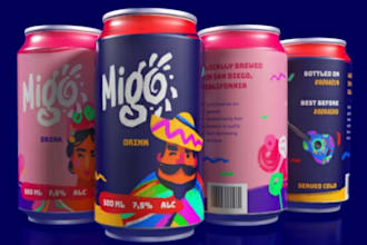 do labels design beer soda energy drink cans or bottle label
