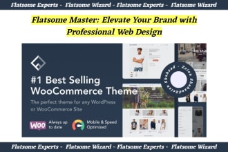 customize flatsome woocommerce website and fix issues