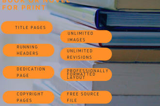typeset your book or novel interior for print