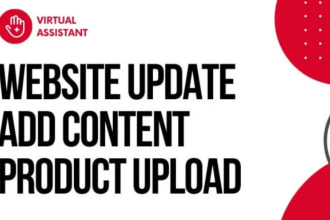 add products or content and update your wordpress website