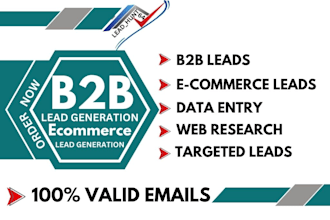 do b2b leads linkedin leads and ecommerce lead generation