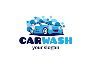 design a wonderful car wash logo with unlimited revisions