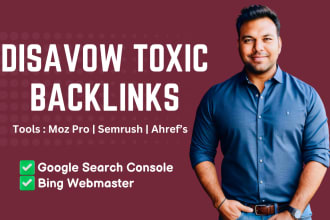 disavow spammy backlinks permanently from your site