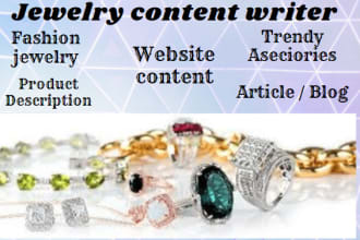 be your jewelry content writer