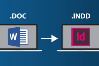 recreate your word file or ebook to adobe indesign