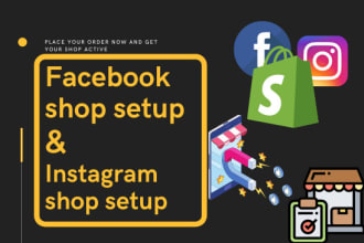 setup facebook and instagram shop