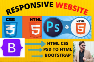 copy clone your website in html5, css3, bootstrap