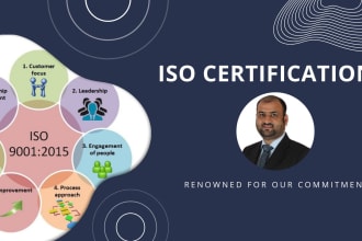 provide iso certification 9001 14001 45001 gmp