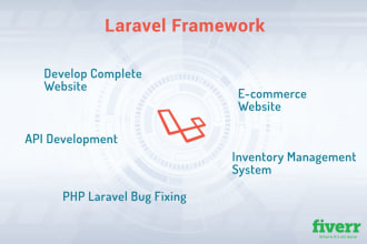 develop, fix bugs and install any PHP laravel website
