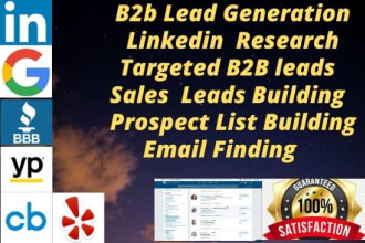 b2b lead generation, email list building, sales lead builder