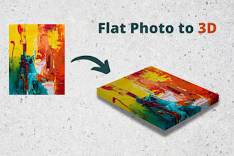 convert your 2d photo and art to 3d photo